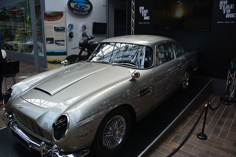 DB5 with bullet holes